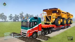 SpinTires: MudRunner Mod Truck | MudRunner Realistic Off-Road Simulator | Game Daily.112 #MudRunner