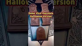 Dubai Viral Chocolate Halloween Version #viralvideo  #dubaichocolate #diy #everyone #halloweentreats