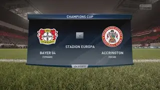 Байер - Аккрингтон 5 тур Группового этапа Лиги Чемпионов 2020 2021 FIFA 18 PS5