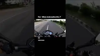Adrenaline &ne; 📈🎯||#binayanywhere #binay_biswas #india #shotsviral #ytvideo #bikelover #200ns #ytshort