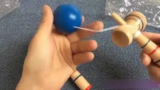 Classic Wooden Skill Toy Kendama with Extra String