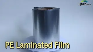 Silver PE Laminated Film Aluminum Foil 0.065mm Thickness For Aluminum Tape