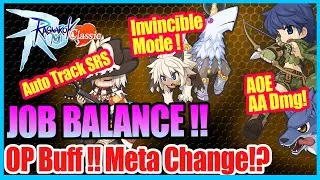 Latest Job Balance Patch!! Will Meta Changed!? [Ragnarok Mobile Classic]