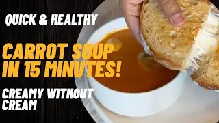 Anti-Inflammatory Roasted Tomato Carrot Mushroom SoupT | Boost Your Immunity