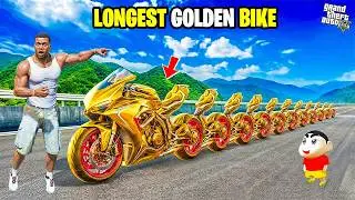 Franklin Finally Build World's Longest GOLDEN BIKE😱 Most Shocking Life Story