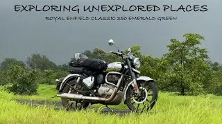 EXPLORING UNEXPLORED PLACES | OFFBEAT TRAVEL ADVENTURE | ROYAL ENFIELD CLASSIC 350 EMERALD GREEN