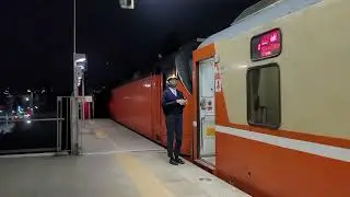 少見莒光停精武！！臺鐵6253次莒光專車 精武站進站+開車（山線 往彰化） 連莒光專車也改E500行駛了