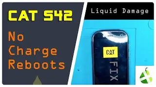 Ремонт CAT S42 после затопления? Не заряжается, перезагружается только для передачи данных