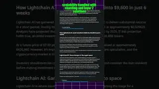 🚀 Could this be the next Dogecoin? Lightchain AI is shaking up the crypto world with AI-powered