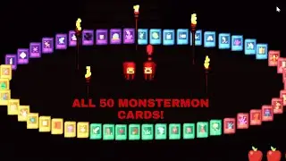 ALL 50 MONSTERMON CARDS! | KINDERGARTEN 2!