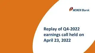 Replay of Q4-2022 earnings call held on April 23, 2022