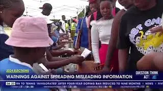 Spreading misinformation warning