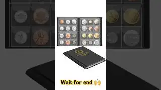 coin album unboxing 📓 #coinalbum #coincollection #rarecoins #facts #coininformation #oldcoins