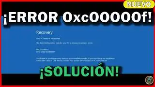 ✅ Soluciona el ERROR 0xc00000f en Windows 10/11 al ARRANCAR | Paso a paso 🔴