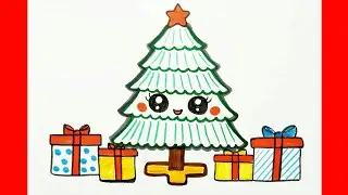 Christmas Gifts Drawing &Coloring for Kids, Toddlers