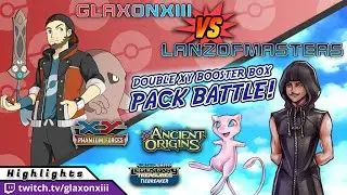 INSANE XY Ancient Origins & Phantom Forces TWO BOOSTER BOX PACK BATTLE vs. LanzOfMasters!!