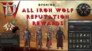 Diablo 4 - Opening all Iron Wolf gifts (meh)
