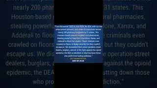 DEA Busts Largest Pharmacy B*rglary Ring