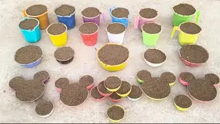 Sand making video/  Diy satisfying multiple sand cake