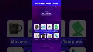 Muvent   Event Website Template  