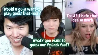 Grace and Sykkuno can't believe Toast wants to guess FEETs.