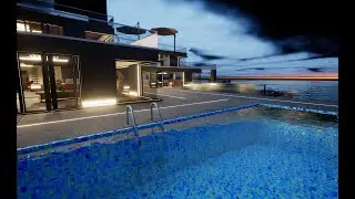Modern Island with Villa Metaverse Unreal Engine 5 Marketplace