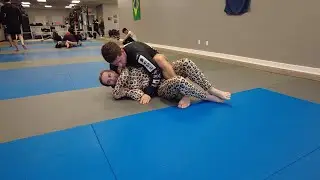 White belt GIRL vs Blue Belt | May River BJJ