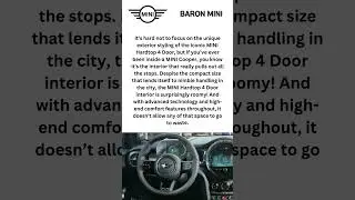 2024 MINI Hardtop 4 Door Interior | Baron MINI #shorts