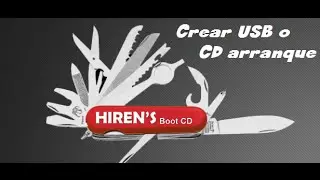 Crear USB o CD Booteable Hiren´s Boot 15.2