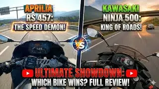 Aprilia RS 457 vs Kawasaki Ninja 500 ⚡ Best Value Sport Bike 2025? @AyushVerma @rajaspn