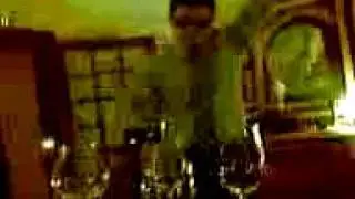 Extraordinary Spinning Wine Glass Pouring Ceremony