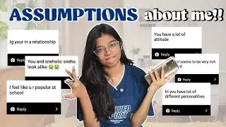 ASSUMPTIONS ABOUT ME 🤍😂 | Priya Tharshini