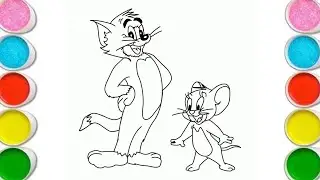 Tom And Jerry Drawing, Painting & Coloring For Kids and Toddlers_ Child Art
