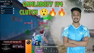 Gamlaboyy 1v4 against chemin Esports 😲🔥🔥|| entity gamlaboyy