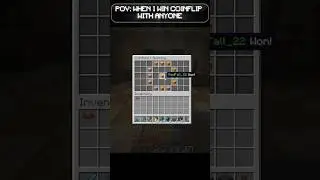 When I won coinflip with anyone #gaming #minecraft #memes #shortsfeed #trending #coinflip @PSD1