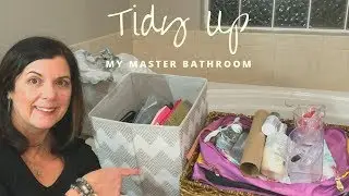 MASTER BATHROOM REFRESH - ORGANIZATION DIY DECOR CHALLENGE 2019