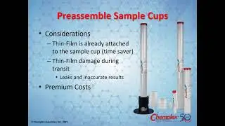 XRF Sample Cups Preparation&reg; | Chemplex Industries, Inc.
