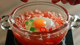 Miniature Glass Ramen ASMR 🍜