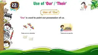 Chapter-22 Use of 'Our'/ 'Their'| English Class-B UKG | Student Scholar