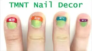 TMNT Nail Decor | By Craft Happy Summer