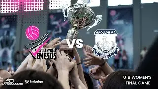LEMESOS VOLLEYBALL VS APOLLON - U18 WOMEN'S FINAL GAME