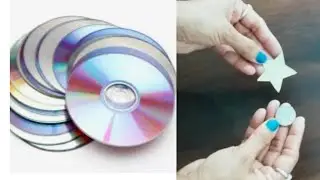 How to cut CD at home | How to cut CD/DVD easily for craft work | How to cut CD |