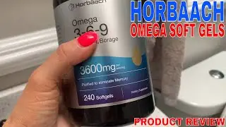 ✅  Horbaach Omega 3-6-9 Softgels 🔴