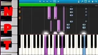 Krewella - Somewhere To Run - Piano Tutorial - Synthesia - How To Play