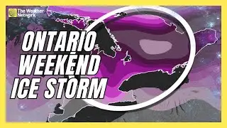 Potent Spring Storm Will Bring Icy Dangers Across Ontario This Weekend | #forecast