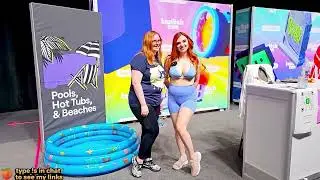 Amouranth STEPS ON PEOPLE at Twitchcon!