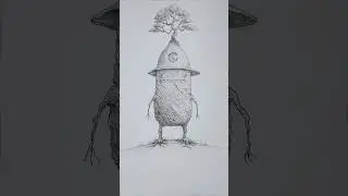 Как рисовать деревья 🌲 #длятебя #рисунок