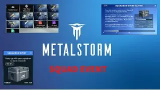 Metalstorm: How Squad event &  Crates work. How to join active squad.