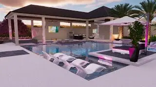 Stuart Cabana/Sunken Kitchen/Pool