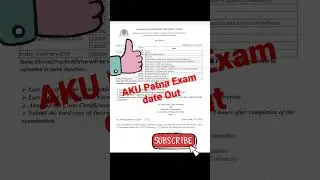 AKU 2nd semester exam date 2021
